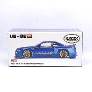 Mini GT x KaidoHouse 1/64 Nissan Skyline GT-R R34 Kaido Works V2 Aero SHINJUKU V2