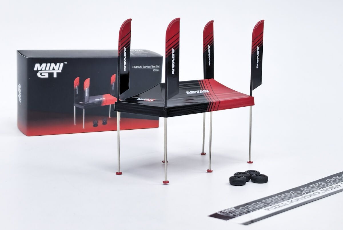 Mini Gt 1/64 Paddock Service Tent Set ''ADVAN''