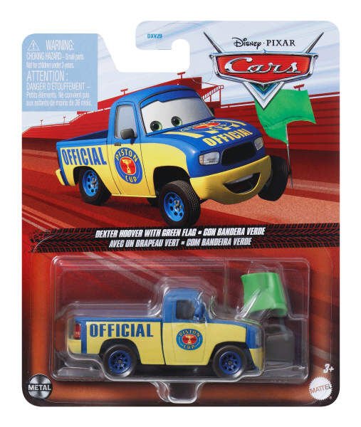 Cars Dexter Hoover Green Flag Karakter Araç