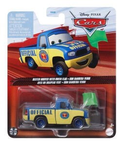 Cars Dexter Hoover Green Flag Karakter Araç