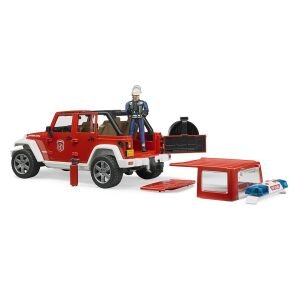 Bruder Jeep Wrangler Rubicon İtfaiye Aracı Ve İtfaiyeci