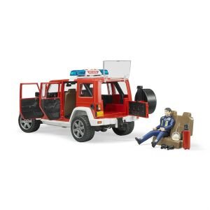 Bruder Jeep Wrangler Rubicon İtfaiye Aracı Ve İtfaiyeci