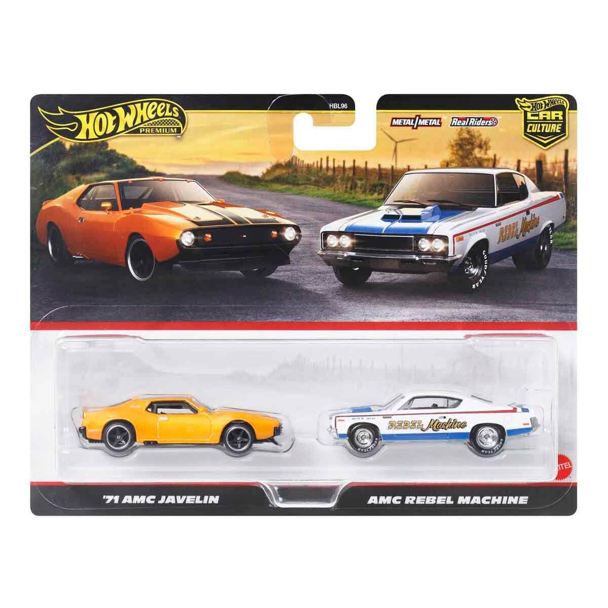 Hot Wheels Premium Car Culture 2'li Paket 71 Amc Javelin Ve Amc Rebel Machine