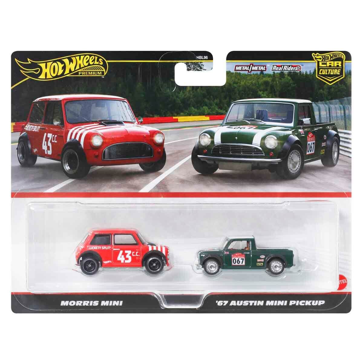 Hot Wheels Premium Car Culture 2'li Paket Morris Mini Ve 67 Austin Mini Pickup