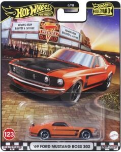 Hot Wheels Premium Boulevard '69 Ford Mustang BOSS 302