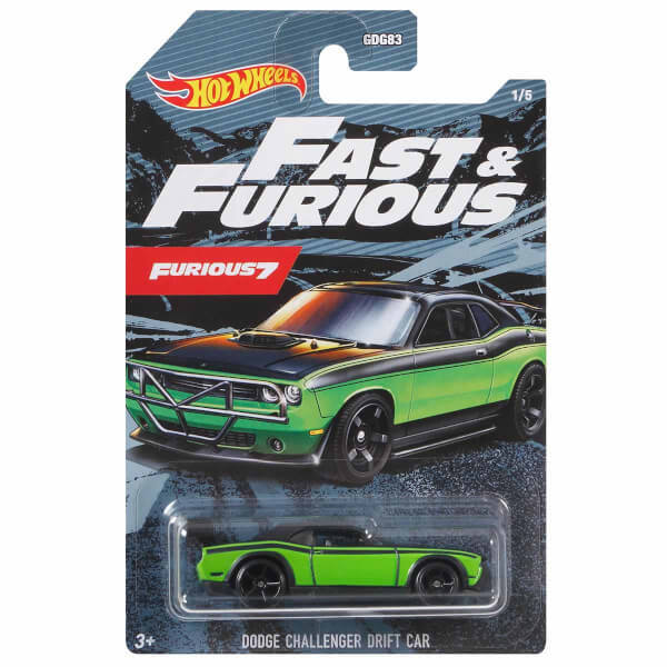 Hot Wheels Fast & Furious Dodge Challenger Drift