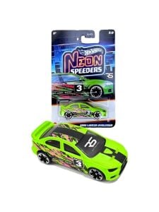 Hot Wheels Neon Yarışçılar Serisi Uzun Kart 2008 Lancer Evolution