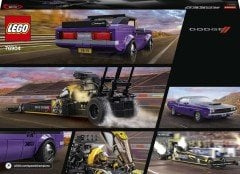 LEGO Speed Champions Mopar Dodge//SRT Top Fuel Dragster and 1970 Dodge Challenger