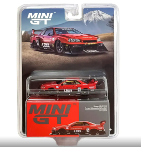 Mini GT 1/64 Nissan LB-ER34 Super Silhouette SKYLINE Red/Black  Blister Paket