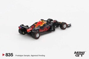 Mini GT 1/64 Red Bull RB16B Max Verstappen 2021 Abu Dhabi Grand Prix Winner Blister Paket