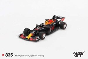 Mini GT 1/64 Red Bull RB16B Max Verstappen 2021 Abu Dhabi Grand Prix Winner Blister Paket