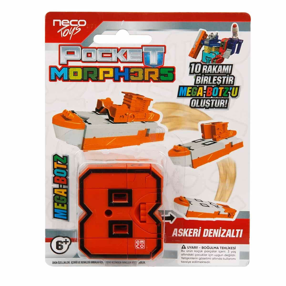 Pocket Morphers Dönüşen Numaralar 8 Numara Askeri Denizaltı
