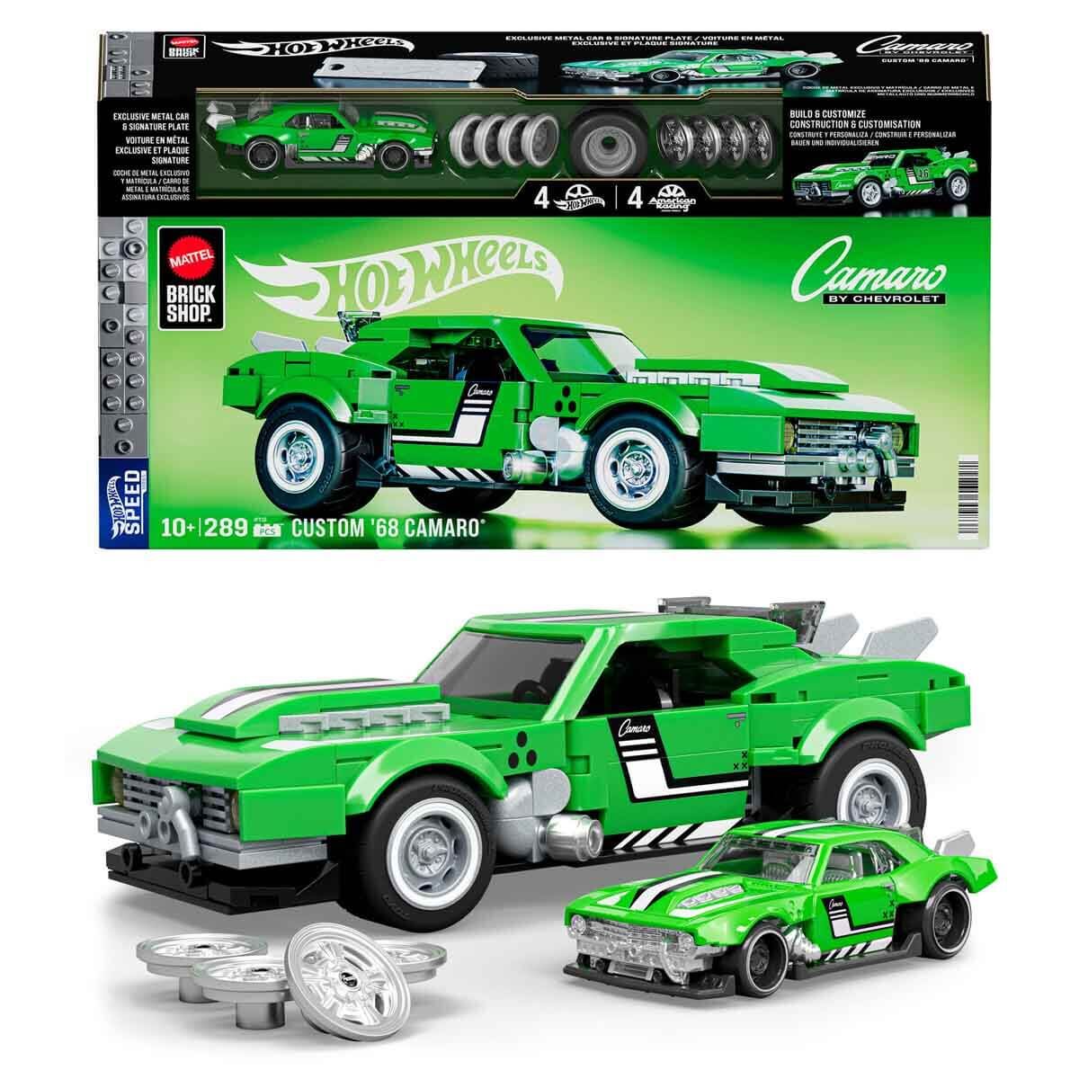 Hot Wheels Speed Serisi Custom '68 Camaro Araba 289 Parça Yapım Seti JFT16