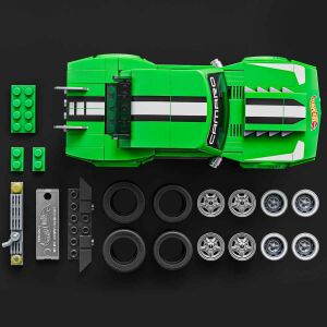 Hot Wheels Speed Serisi Custom '68 Camaro Araba 289 Parça Yapım Seti JFT16