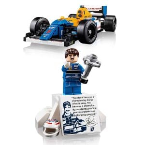 LEGO Icons Williams Racing FW14B ve Nigel Mansell 10353 - Yetişkinler için Koleksiyonluk Yaratıcı Model Yapım Seti