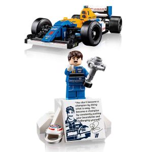LEGO Icons Williams Racing FW14B ve Nigel Mansell 10353 - Yetişkinler için Koleksiyonluk Yaratıcı Model Yapım Seti