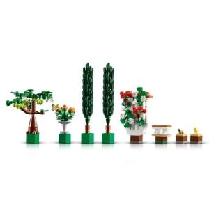 LEGO Icons Fıskiyeli Bahçe 10359 - Yetişkinler için Dekoratif Bahçe Modeli Yapım Seti