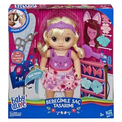 Baby Alive Bebeğimle Saç Tasarımı Bebeği