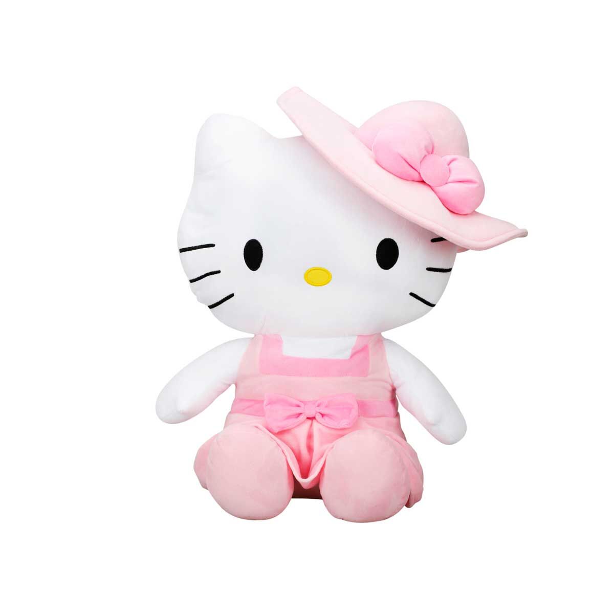 Hello Kitty Şapkalı Pembe Peluş 50 cm.