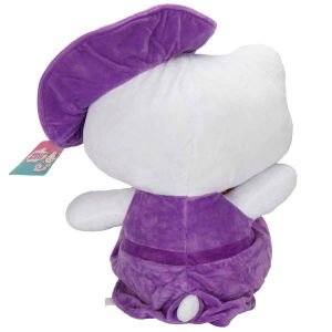 Hello Kitty Şapkalı Mor Peluş 36 cm.