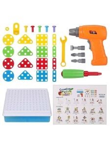 Birlik 3D Eğitici Matkap Seti Sök Tak Hayvanlar