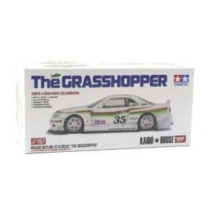 Mini GT x KaidoHouse 1/64 Nissan Skyline GT-R (R34) TAMIYA x KAIDO HOUSE ''The GRASSHOPPER'' V1