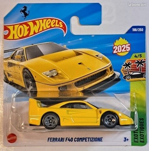 Hot Wheels Tekli Araçlar Ferrari F40 Competizione