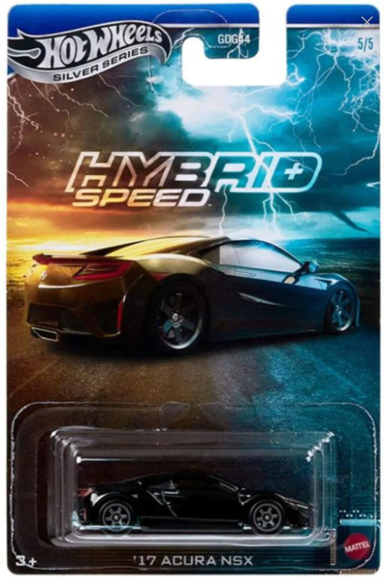 Hot Wheels Hybrid Speed Uzun Kart '17 Acura NSX