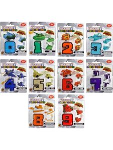 Pocket Morphers Dönüşen Numaralar 10'Lu Set