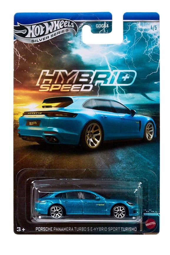 Hot Wheels Hybrid Speed Uzun Kart Porsche Panamera Turbo S E-Hybrid Sport Voiture De Sport Hybride Turismo