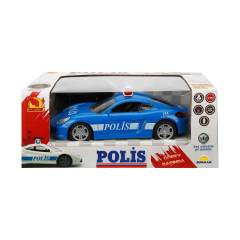 1:20 Uzaktan Kumandalı Suncon USB Şarjlı IşıklıPolis Arabası Mavi