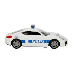 1:20 Uzaktan Kumandalı Suncon USB Şarjlı Işıklı Polis Arabası Beyaz