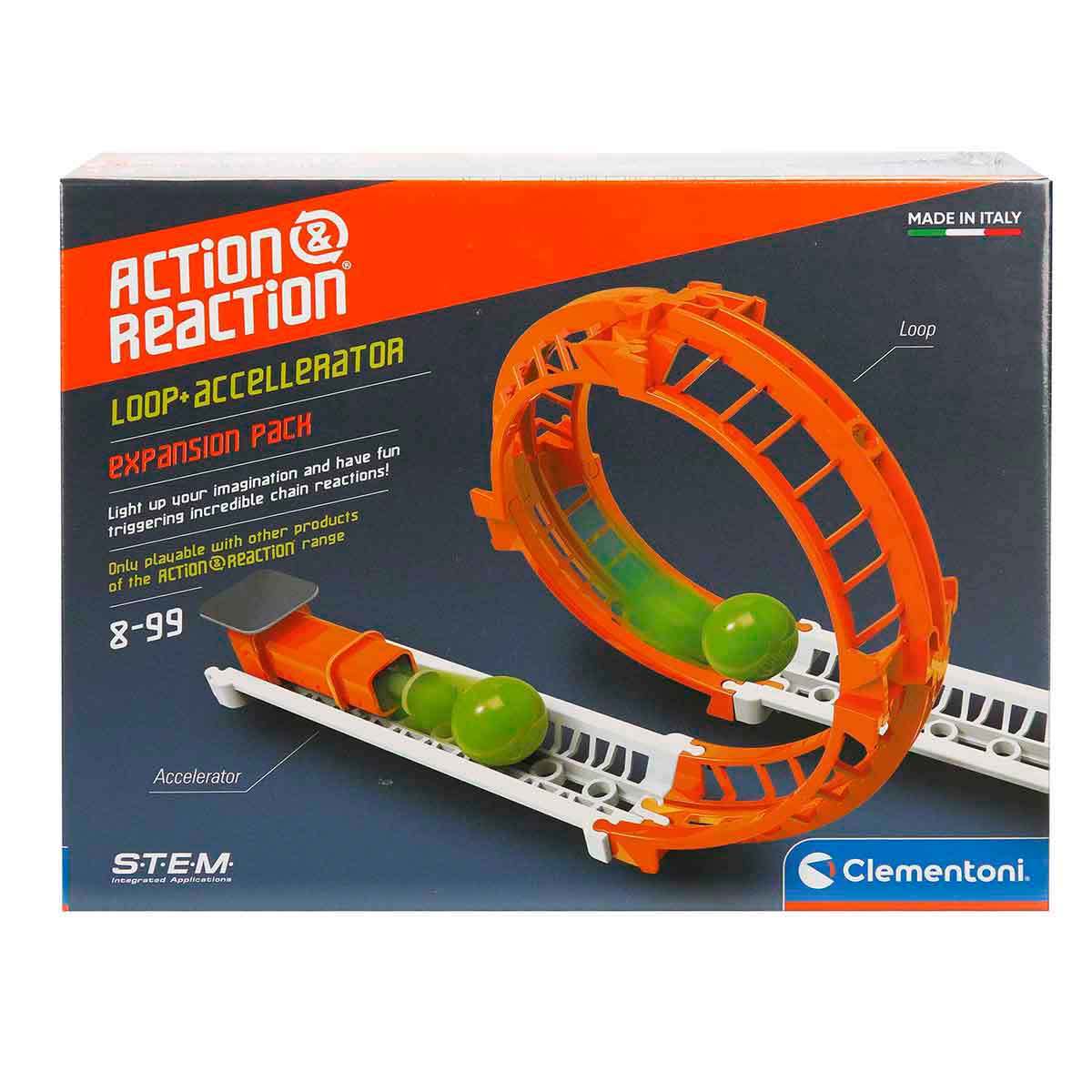 Clementoni Action&Reaction Hızlandırıcı ve Çember Bilim Seti