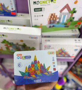 Mini Manyetik Bloklar Metal Kutulu 78 Parça