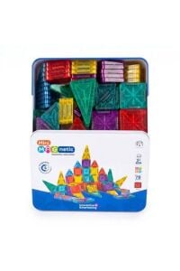 Mini Manyetik Bloklar Metal Kutulu 78 Parça