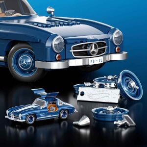 Hot Wheels Premium Serisi Mercedes-Benz 300 SL Araba 1600 Parça