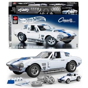 Hot Wheels Elite Serisi Corvette Grand Sport Araba Yapım Seti 918 Parça JGR31