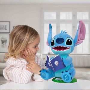 Sesli Karanlıkta Parlayan Masal Anlatan Stitch İnteraktif Peluş 34 cm.