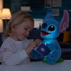 Sesli Karanlıkta Parlayan Masal Anlatan Stitch İnteraktif Peluş 34 cm.