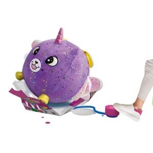 Biggies Şişme Peluş Mor Köpek XXL