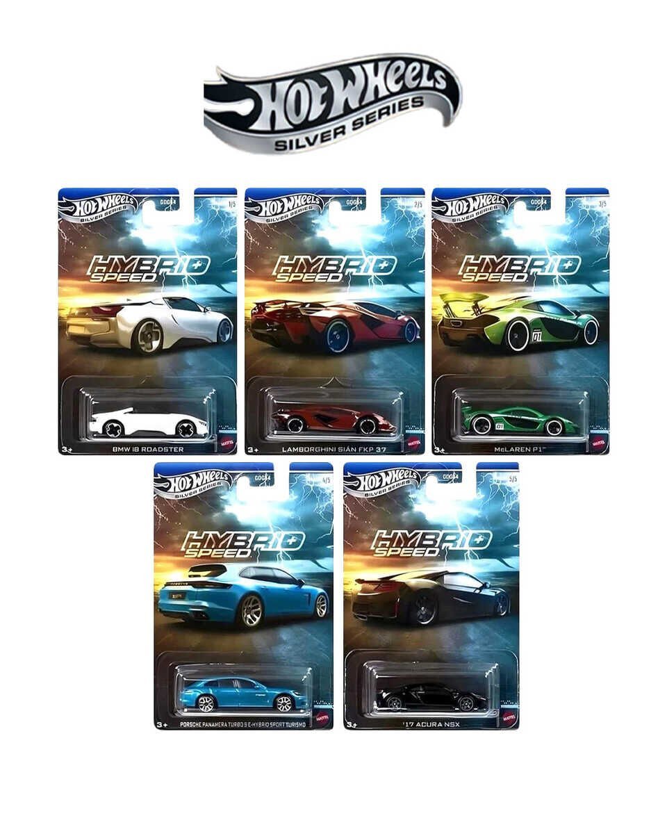 Hot Wheels Hybrid Speed Uzun Kart Beşli Set