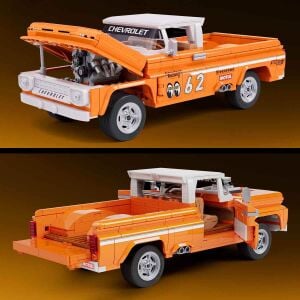 Hot Wheels Elite Serisi Custom '62 Chevy Pickup Araba Yapım Seti 858 Parça