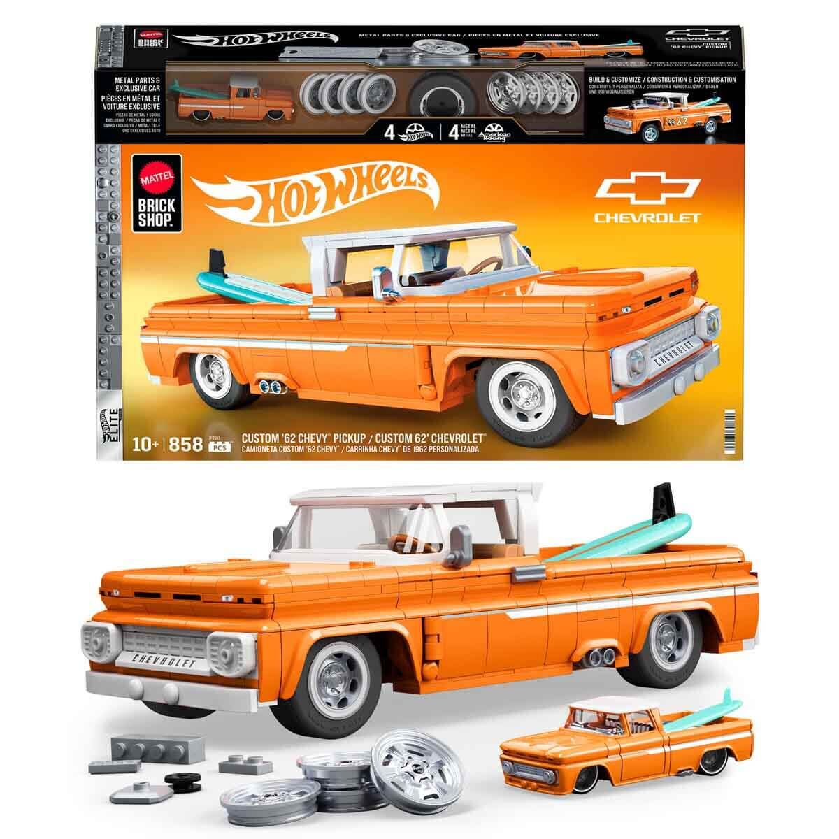 Hot Wheels Elite Serisi Custom '62 Chevy Pickup Araba Yapım Seti 858 Parça