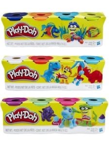 Play Doh 4'lü Oyun Hamuru Üçlü Paket 12 Adet
