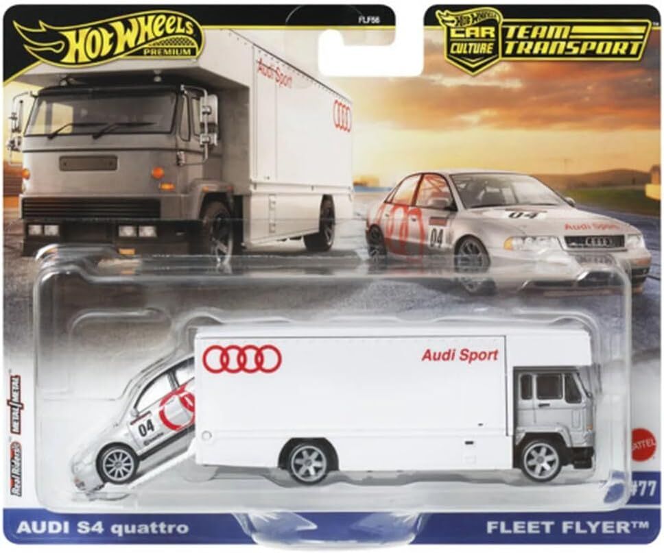 Hot Wheels Premium Team Transport Audi S4 Quattro Fleet Flyer