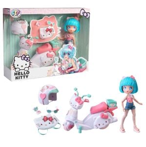 Hello Kitty Manga Bebek Pretty Pink Figür Seti HKTF3000