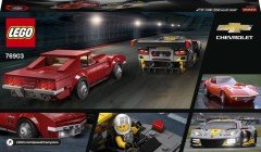 LEGO Speed Champions Chevrolet Corvette C8.R Yarış Arabası ve 1968 Chevrolet Corvette