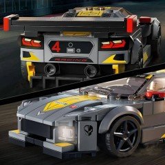 LEGO Speed Champions Chevrolet Corvette C8.R Yarış Arabası ve 1968 Chevrolet Corvette