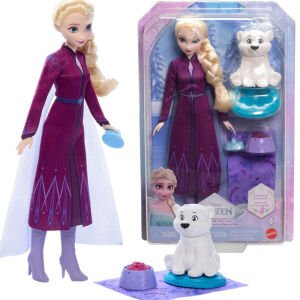 Disney Frozen Karlar Ülkesi Elsa Bebek ve Yavru Kutup Ayısı Seti JFG16