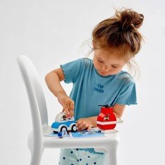 LEGO Duplo Creative Play İtfaiye Helikopteri ve Polis Arabası